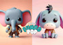 create 3d funko pop character modeling ready for 3d printing
